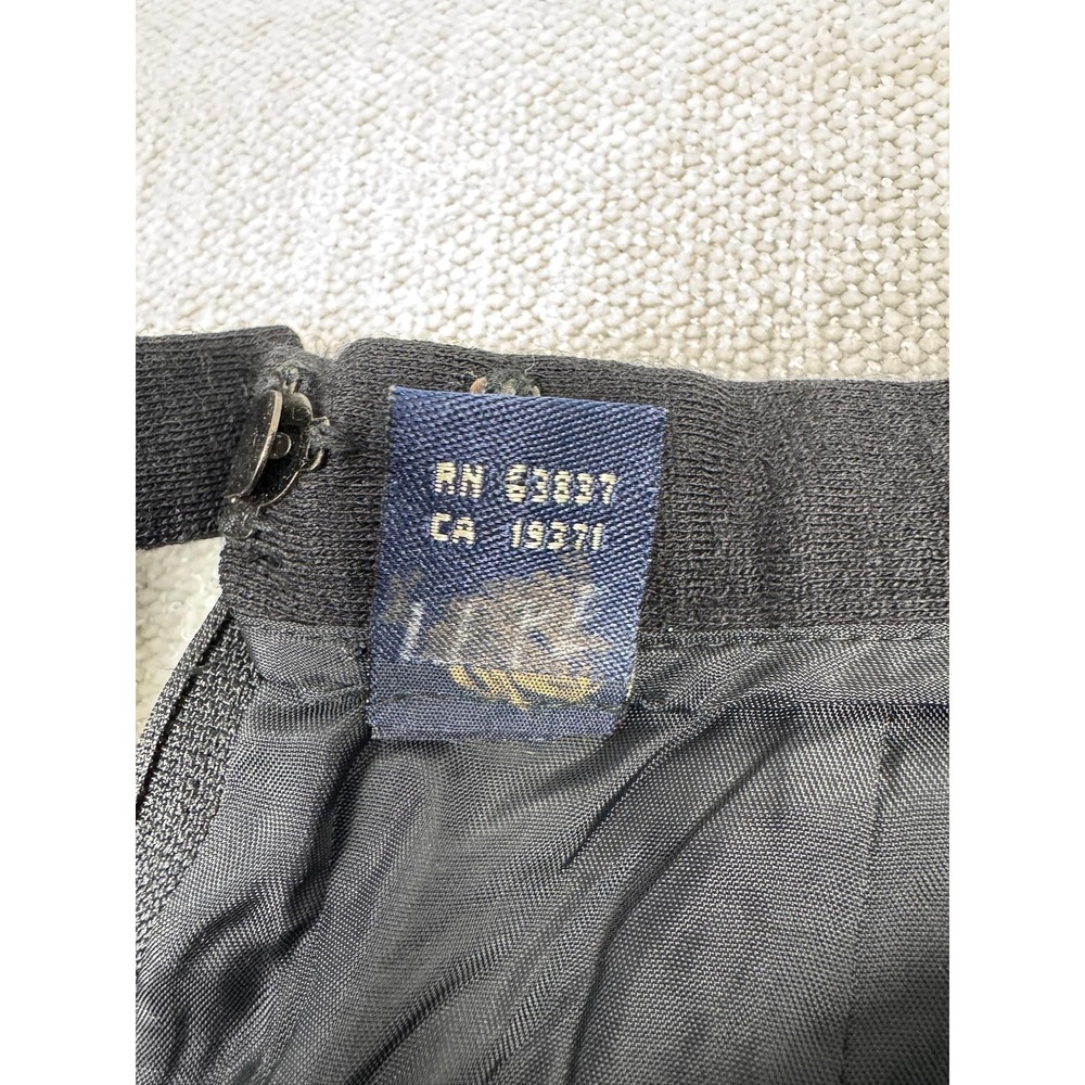 Vintage Anne Klein II Skirt Womens 6 Black Wool Pencil Knee Length Lined Career - Picture 5 of 8